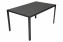 TRENTO aluminijski stol 150 x 90 cm - crno