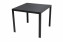 Aluminijski stol TRENTO 90 x 90 cm - crno