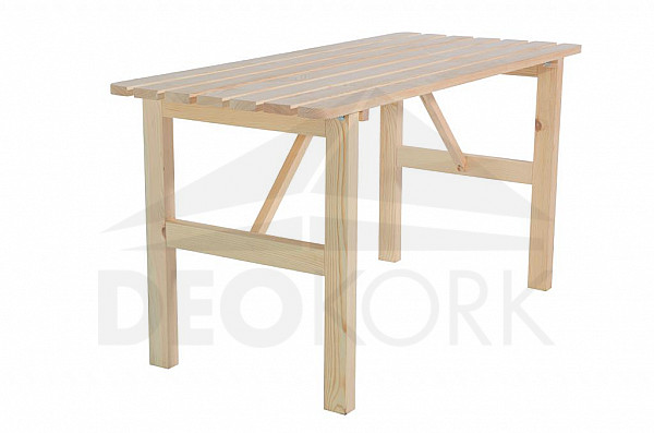 Masivni drveni vrtni stol od borovine 22 mm