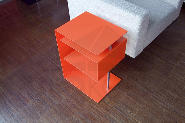 RADIUS DESIGN stol (X-CENTRIC TABLE narančasta 530B) narančasta