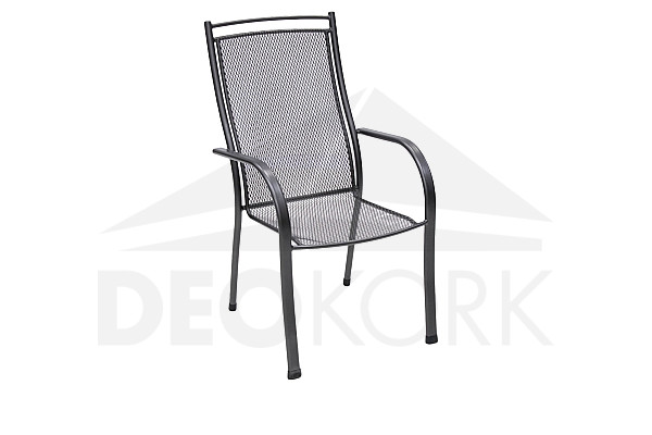 Metalna fotelja s rukonaslonima PALMA