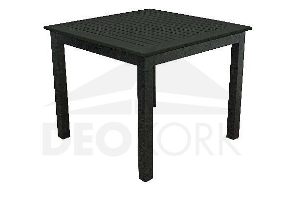 Aluminijski stol EXPERT 90 x 90 cm (antracit)