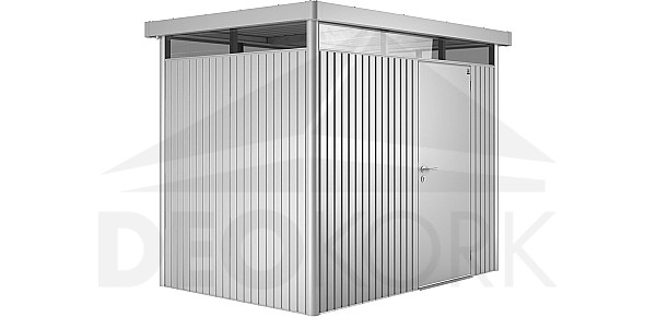 Vrtna kućica BIOHORT Highline H2 275 × 195 cm (srebrna metalik)