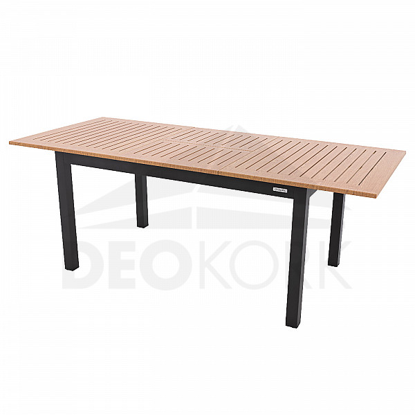 Aluminijski rastezljivi stol EXPERT WOOD 150/210x90 cm (antracit)
