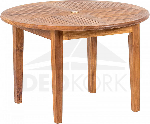 Vrtni stol od tikovine DANTE ⌀ 120 cm