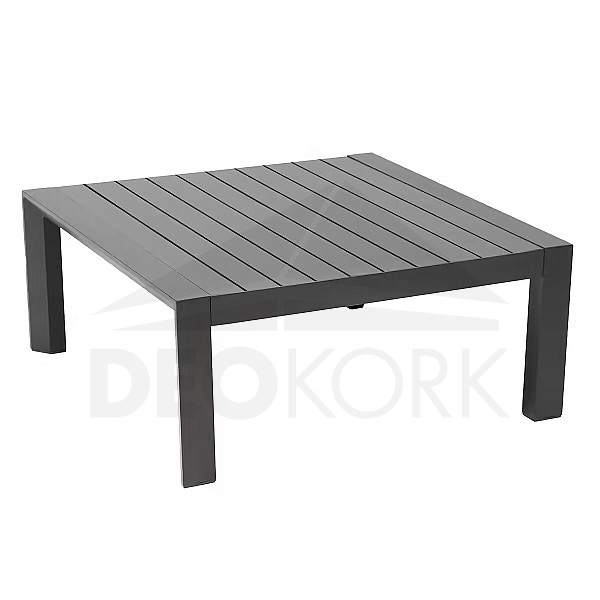 Aluminijski stol 89x89 cm VANCOUVER (siva)
