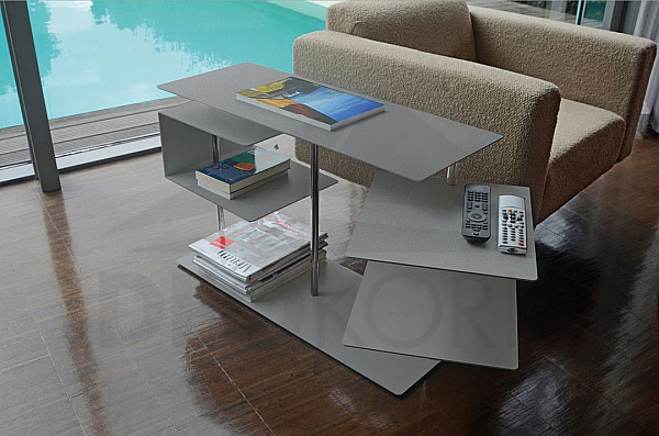 Stol RADIUS DESIGN (X-CENTRIC TABLE 2 srebrni 570A) srebrni