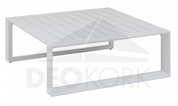 Aluminijski stol 97x97 cm MADRID (bijeli)