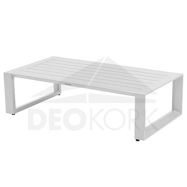 Aluminijski stol 130x70 cm MADRID (bijeli)