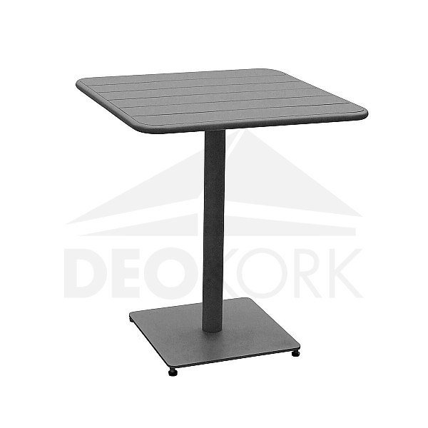RUBBY aluminijski stol 65x65 cm (antracit)