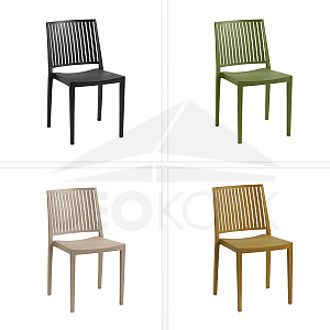 Plastična fotelja HELSINKI (razne boje)