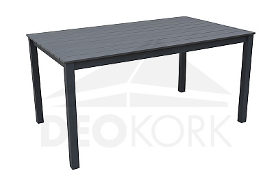 Vrtni stol od ratana CALVIN 150x90 cm (siv)