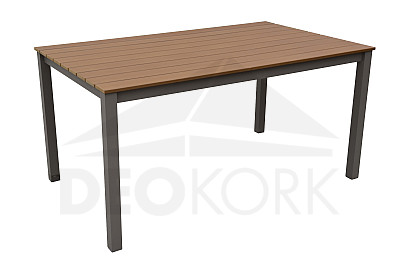 Vrtni stol od ratana CALVIN 150x90 cm (smeđi)