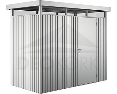 Vrtna kućica BIOHORT Highline H1 275 × 155 cm (srebrna metalik)