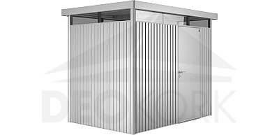 Vrtna kućica BIOHORT Highline H2 275 × 195 cm (srebrna metalik)