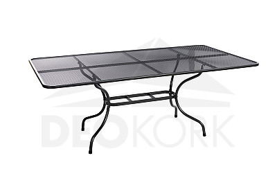 Pravokutni metalni stol 160 x 95 cm