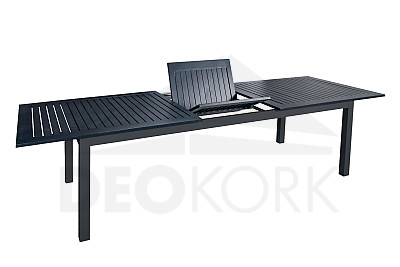 Aluminijski sklopivi stol EXPERT 220/280x100 cm (antracit)