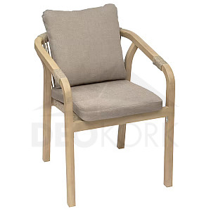 Luksuzna blagovaonska stolica od bagrema BRIGHTON