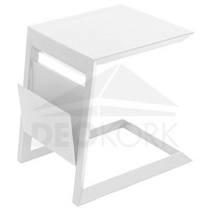 Metalni stolić LISBON (bijeli)