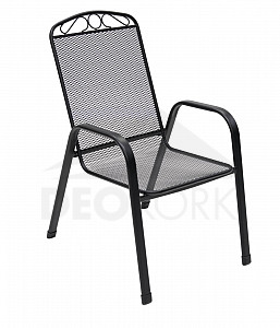 Metalna stolica GREY (crna)