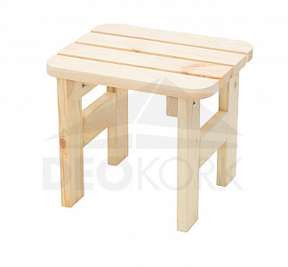 Puni drveni vrtni stolac od borovine 32 mm