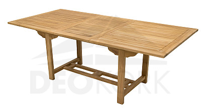 Pravokutni vrtni stol MONTANA 160/210 x 90 cm (tikovina)