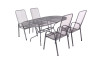 Ovalni metalni stol 160 x 95 cm