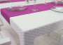 Vrtni stol od umjetnog ratana MANHATTAN 161x95 cm (bijeli)