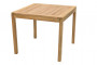 Fiksni vrtni stol FLORA 90x90 cm (tikovina)