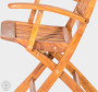 Vrtna sklopiva stolica od tikovine ANGELO