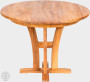 Vrtni stol od tikovine DANTE ⌀ 100 cm