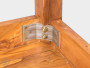 Vrtni stol od tikovine DANTE ⌀ 120 cm