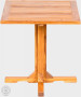 Vrtni stol od tikovine DANTE 75x75 cm