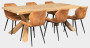 Vrtni stol od masivne tikovine SPIDER RECYCLE (razne duljine)
