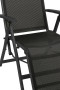 ACTIVE aluminijska stolica za opuštanje (crna i srebrna)