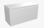 Kutija dizajnerske namjene LoungeBox (srebrna metalik)