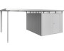 Bočni krov BIOHORT Highline H4 L - 282 × 275 cm (siva kvarc metalik)