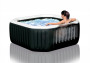Whirlpool na napuhavanje Deluxe Octagon sustav slane vode za 6 osoba (mjehurići+masaža+mlaznice) 1100L