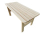 Vrtni stol od punog drva od borovine 32 mm (180 cm)