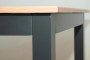 Aluminijski stol EXPERT WOOD 90x90 cm (antracit)