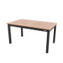 Aluminijski rastezljivi stol EXPERT WOOD 150/210x90 cm (antracit)