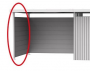 Bočna stijenka za bočni krov BIOHORT Highline H2 (srebrna metalik)
