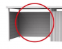 Stražnja stijenka za bočni krov BIOHORT Highline H2 H3 H4 H5 H6 L (srebrna metalik)