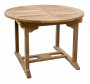 Ovalni vrtni stol SANTIAGO 120/170 cm (tikovina)