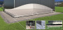 Baza za ravne čvrste površine BIOHORT Panorama P1 - 252 × 132 cm