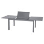 Aluminijski stol CATANIA 160/254x100 cm (antracit)