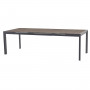 Aluminijski stol LIVORNO 214/274x110 cm (antracit)