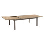 Aluminijski stol BRIXEN 200/320 cm (sivo-smeđi)
