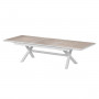 Aluminijski stol BERGAMO II. 250/330 cm (bijela)