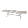 Aluminijski stol BERGAMO I. 220/279 cm (bijeli)